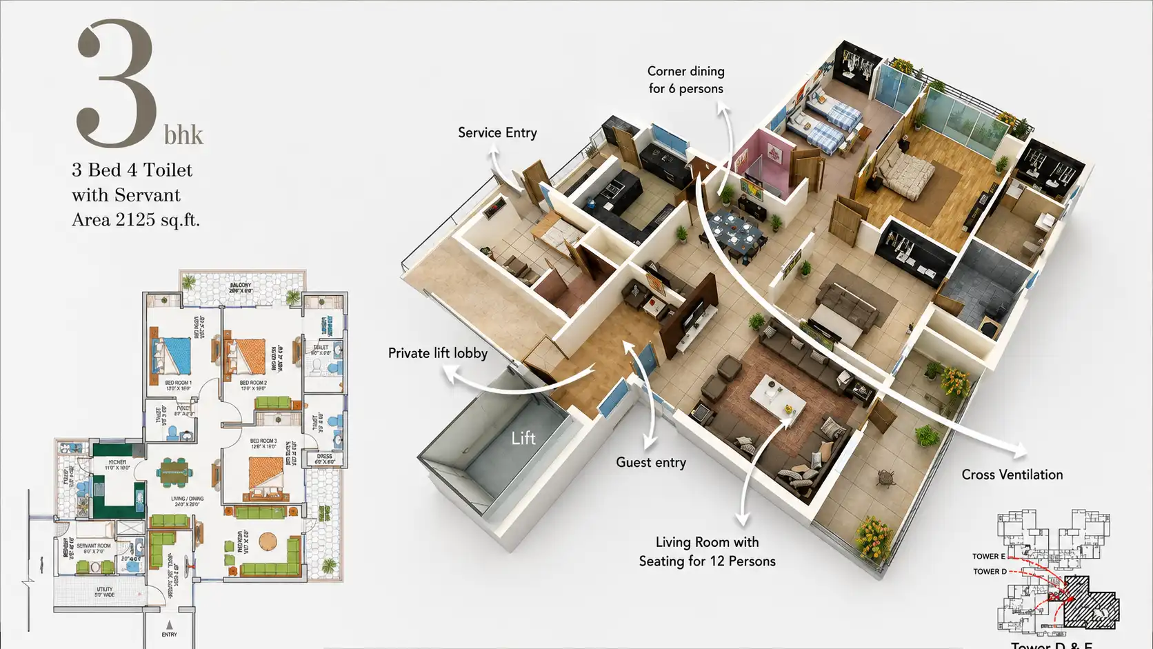 3 BHK Grand Elite